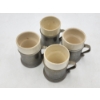 Image 2 : Vintage Wilton Armetale Pewter & White Pottery Mug - Columbia PA - Set of 4 