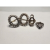 Image 1 : Four Sterling Silver Scrap/Incomplete Ring Pieces - Total Weight: 20.6g