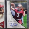 Image 4 : Three Upper Deck AUTOGRAPHED San Francisco 49ERS NUMBERED Rookie Football Trading Cards Ft. PATCH!