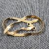 Image 3 : 14K Yellow Gold Bracelet Measuring About 7 Inches Long & Weighing 2 Grams Total
