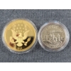Image 4 : Lot of Three Assorted Coins Including 1986 Commemorative Half Dollar, Nixon Penny & 2019 Roosevelt