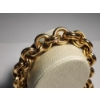Image 2 : Stunning 14K Yellow Gold Fancy Textured Link Bracelet 8" TW: 28.1g