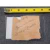 Image 4 : MICKEY MANTLE Hand Signed Autograph on Scrap Paper Reads "To Gary Best Wishes"