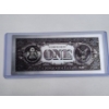 Image 2 : Incredible .99999 Silver $1.00 Foil Note In Protective Holder - Mint Condition