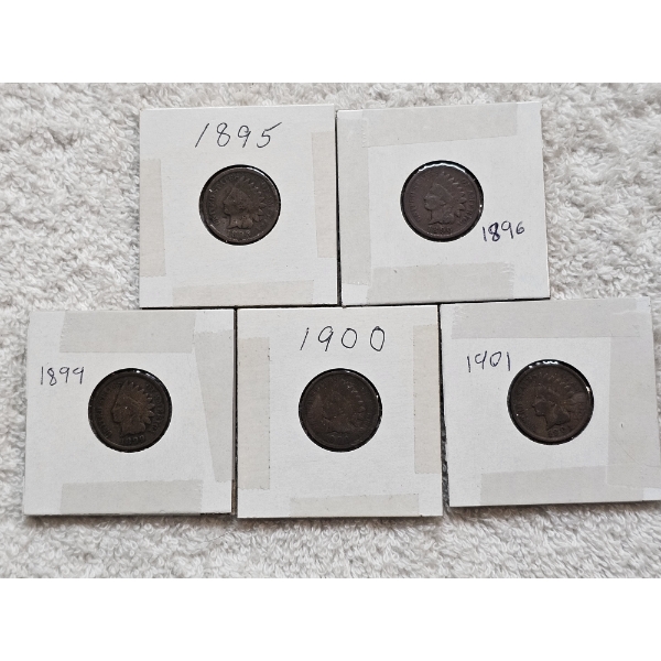 Assortment of U.S. Indian Head Cent Coins