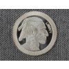 Image 1 : 1 Troy Ounce .999 Fine Silver Indian Buffalo Round