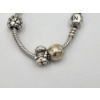 Image 3 : Sterling Silver Pandora Charm Bracelet With 3 Unique Charms - Total Weight: 26.2g