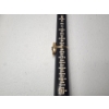 Image 4 : 10K Yellow Gold Ring with Oval Black Onyx Gemstone - Size 6 - TW: 4.7g