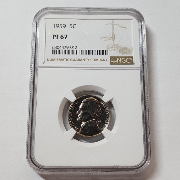 NGC PF67 United States 1959 Jefferson Nickel 