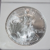 Image 2 : 2000 American Silver Eagle $1 - 1 oz .999 Fine Silver - Graded by NGC MS 69