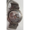 Image 3 : Vintage Bulova 28356 M6 Accutron Electronic Wristwatch With Gemex Stainless Mesh Band - Untested