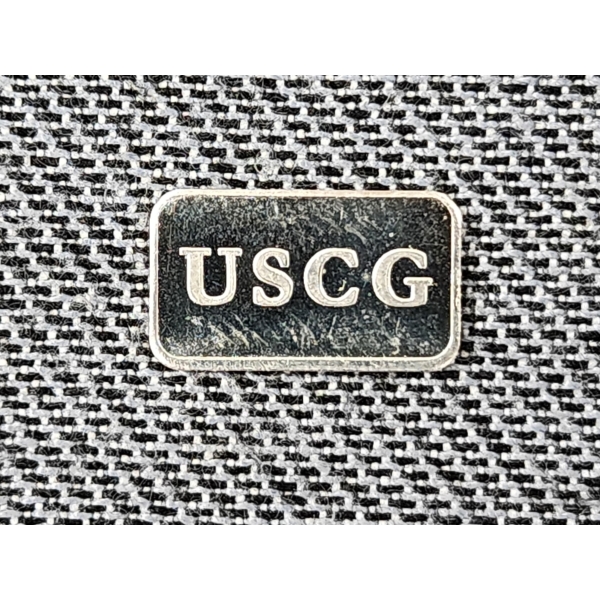 Extremely Rare USCG Silver 1 Gram .999 Fine Pure Silver Troy Oz Bar - Low Production Bar