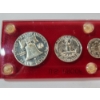 Image 6 : 1963 U.S. Proof Set Including 90% Silver Half Dollar, Quarter, Dime 