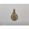 Image 2 : Gold-Filled Pendant Locket with Gold Nuggets Total Weight: 1.3g