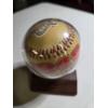 Image 4 : Vintage 1948 Cleveland Indians Chief Whaoo Souvenir Baseball In Protective Plastic & Wood Display  