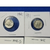 Image 3 : x7 Higher-Grade Silver Mercury Dimes 1941 & 1941-S FV: $0.70