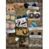 Image 3 : Lot of Costume Jewelry - Earrings in Cases - Boat Steer - Shoe Clips - Etc.