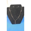 Image 5 : Sterling Silver Necklace W/ Beautiful Orange Stone Pendant & Gold Filled Necklace W/ Purple Stones