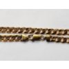 Image 2 : Gold-Tone Sterling Silver Chain-Link 20in" Necklace - Total Weight: 45.3g