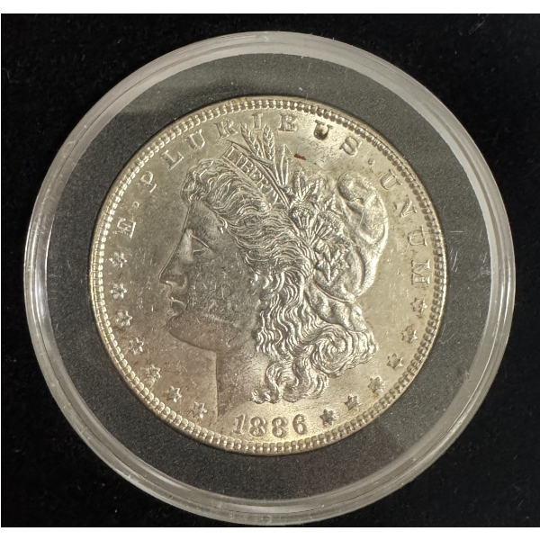 1886 United States Morgan Silver Dollar- Incredible Condition 