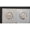 Image 2 : 1952, 1952-D, 1959, 1960-D 90% Silver Washington Quarters - Face Value: $1.00