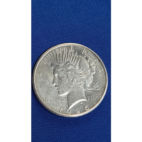 1925-S 90% Silver Peace Dollar 