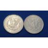 Image 2 : 1879 & 1921 90% Silver Morgan Dollars