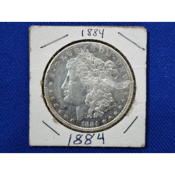 1884 90% Silver Morgan Dollar 