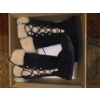 Image 2 :  Ugg Australia Black Lace Up Winter Leather & Sheepskin Size 7 Boots