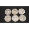 Image 2 : 1949, 1952, 1957, 1961, 1962 90% Silver Franklin Half Dollars - Face Value: $3.00