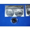 Image 3 : (3) Black Ruthenium Buffalo Nickels & (2) 24K Gold-Plated Bicentennial Quarters