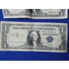 Image 5 : x4 United States $1 Blue Seal Silver Certificates: Series: 1957 & 1957-A FV: $4.00