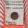 Image 3 : Lot of 40 Assorted 1980's Lincoln Cents - Face Value: $0.40
