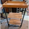 Image 1 : Wood And Metal Kitchen Cart