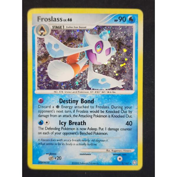 Froslass LV.46 3/146 Holo Rare 2008 Vintage Pokemon Trading Card