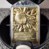 Image 2 : Pokemon Poliwhirl 23 Karat Gold-Plated Trading Card with PokeBall Display Stand ~ Burger King Promot