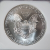 Image 4 : 1996 American Silver Eagle $1 - 1 oz .999 Fine Silver - Graded by NGC MS 69