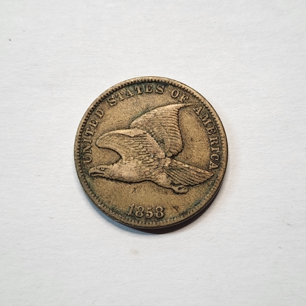 1858 United States Flying Eagle Cent 