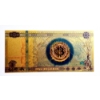 Image 2 : ONE "BITCOIN" Gold Foil Note - 24k (.999) Gold Foil They weigh approximately 3 - 4 grams