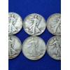 Image 3 : x10 Assorted Years 90% Silver Walking Liberty Half Dollars FV: $5.00