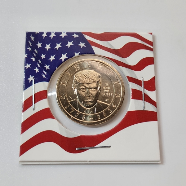 RARE NEWLY MINTED Semiquincentennial 1776~2026 Donald Trump Dollar Coin