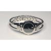 Image 4 : Ladies' Movado Amorosa Stainless Steel Bangle Quartz Watch with Diamond Accents - (Model: 0604982)