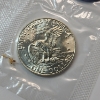 Image 3 : United States Mint 1974 40% Silver Uncirculated Eisenhower Dollar in Original Blue Packaging
