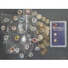 Image 1 : 2 Centuries Of Barber Dimes Display & $12.50 in Assorted State & Colorized Quarters!