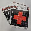 Image 1 : 5 Thompson Target HALO Reactive Paper Shooting Targets - Scope Alignment