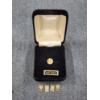 Image 1 : Assortment of Gold Pieces ~ 4 Different 10K Gold Bars (0.5G) & A 14K Gold Miniature $20 Eagle (0.8G)