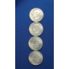 (4) 1971-S Eisenhower 40% Silver Dollars - Face Value: $4.00