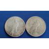 Image 2 : (2) 90% Silver Peace Dollars -1922-S & 1924 