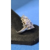 Image 4 : Sterling Silver Necklace & Ring Set With Light Purple Stones - Size 8 - Total Weight: 14.1g