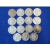 Image 1 : Assorted 90% Silver Half Dollars: Franklin, Walking Liberty, Kennedy - FV: $7.50